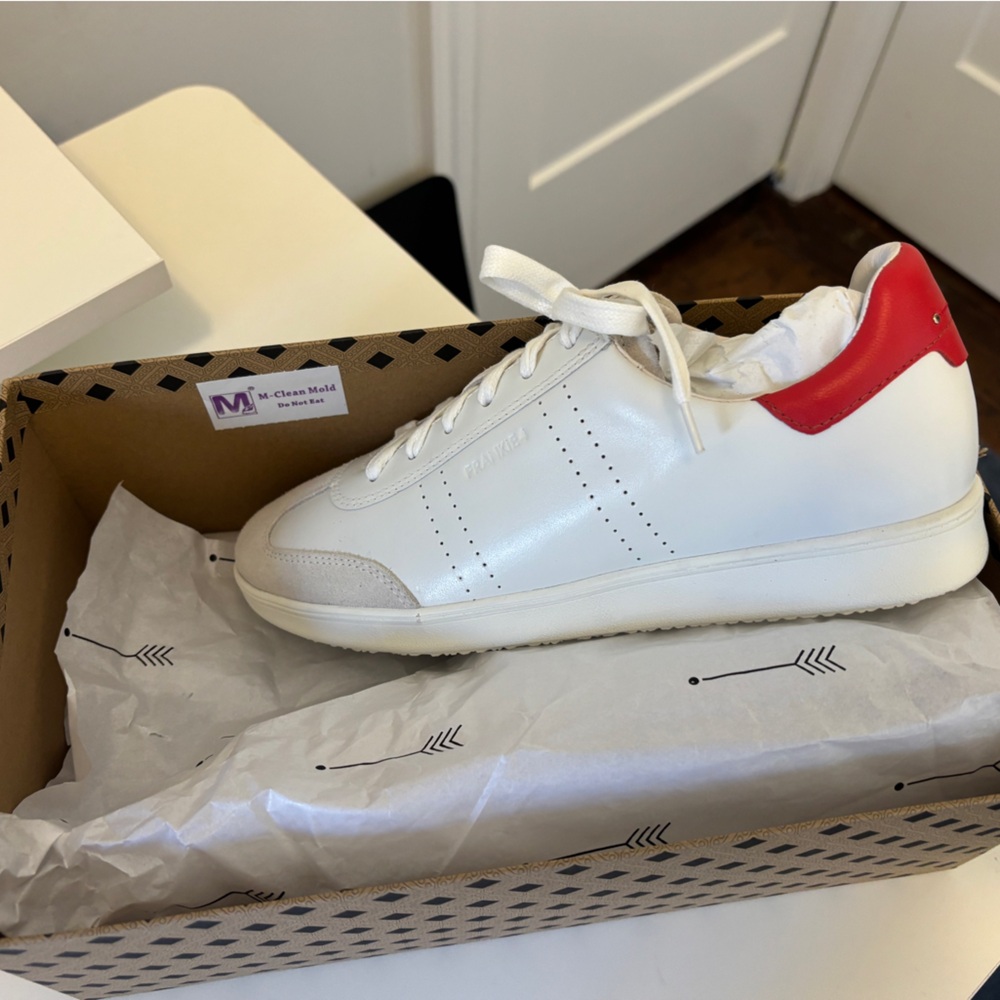 Brand New Frankie4 Drew White/Red Sneakers